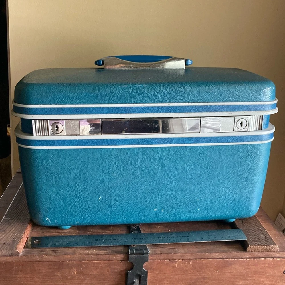 14x6x9 Vintage samsonite train make up travel case - Picture 3 of 12